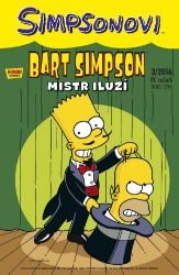 Simpsonovi - Bart Simpson 3/2016 - Mistr iluzí - Matt Groening - Dětský komiks Simpsonovi Simpsonovi - Bart Simpson 3/2016 - Mistr iluzí
