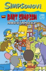 Simpsonovi - Bart Simpson 1/2018 - Prodavač šprťouchlat - Matt Groening - Dětský komiks Simpsonovi Bart Simpson 1/2018: Prodavač šprťouchlat