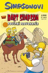 Simpsonovi - Bart Simpson 5/2018 - Pouštní provokatér - Matt Groening - Dětský komiks Simpsonovi Bart Simpson 5/2018: Pouštní provokatér