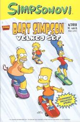 Simpsonovi - Bart Simpson 6/2018 - Velkej šéf - kolektiv autorů - Dětský komiks Simpsonovi Simpsonovi - Bart Simpson 6/2018 - Velkej šéf