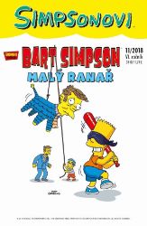 Simpsonovi - Bart Simpson 11/2018 - Malý ranař - kolektiv autorů - Dětský komiks Simpsonovi Bart Simpson 11/2018: Malý ranař