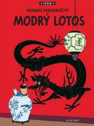 Tintin (5) - Modrý lotos - Hergé - Dětský komiks Tintin Tintin (5) - Modrý lotos