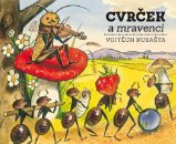 Cvrček a mravenci - Jiří Zdeněk Novák,Vojtěch Kubašta - Leporela pro děti Cvrček a mravenci