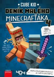 Deník malého Minecrafťáka 4 - Cube Kid - Dětský komiks Minecraft Deník malého Minecrafťáka 4