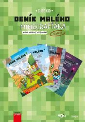 Deník malého Minecrafťáka: komiks komplet 1 - Cube Kid - Dětský komiks Minecraft Deník malého Minecrafťáka: komiks komplet 1