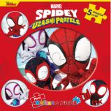 Spidey a jeho úžasní přátelé: Moje knížka s puzzle - kolektiv autorů - Interaktivní knihy pro nejmenší Spidey a jeho úžasní přátelé: Moje knížka s puzzle