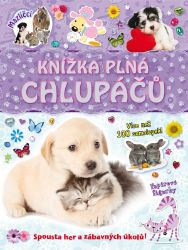 Knížka plná chlupáčů - kolektiv autorů - Omalovánky a samolepky pro děti Knížka plná chlupáčů