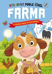 Farma - Vybarvuj podle čísel - Vybarvování podle čísel pro děti Farma