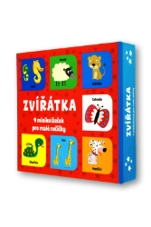 Zvířátka - 9 miniknížeček pro malé ručičky - Dětské knížky poznávání zvířat Zvířátka - 9 miniknížeček pro malé ručičky