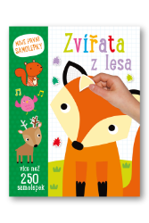 Zvířata z lesa - Moje první samolepky - Samolepky se zvířátky Zvířata z lesa - Moje první samolepky