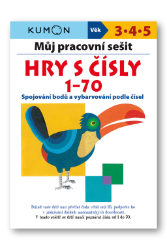 Hry s čísly 1-70 - Můj pracovní sešit - Giovanni K. Moto - Hry a aktivity pro děti Hry s čísly 1-70 - Můj pracovní sešit