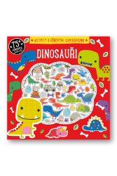 Dinosauři - Aktivity s pěnovými samolepkami - Dawn Machell - Kreativní knihy pro děti Dinosauři - Aktivity s pěnovými samolepkami
