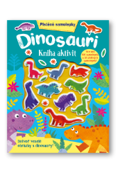 Plstěné samolepky - Dinosauři - kniha aktivit - Samolepky se zvířátky Plstěné samolepky - Dinosauři - kniha aktivit