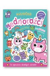 Kuliočko Jednorožci 20 reliéfních samolepek - Connie Isaacs - Samolepky číslice Kuliočko Jednorožci 20 reliéfních samolepek