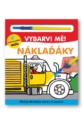 Vybarvi mě! Náklaďáky - Omalovánky auta Vybarvi mě! Náklaďáky