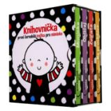 Knihovnička - První černobílé knížky pro miminko - Stella Baggott - Černobílá a kontrastní leporela Knihovnička - První černobílé knížky pro miminko