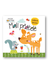 Malí přátelé - látková knížka - Véronique Petit - Látková leporela Malí přátelé - látková knížka