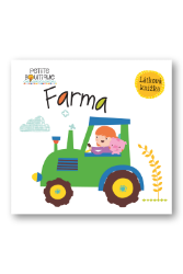 Farma - látková knížka - Véronique Petit - Látková leporela Farma - látková knížka