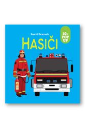 Hasiči 10 pop-up obrázků - David Hawcock - Prostorová leporela Hasiči 10 pop-up obrázků