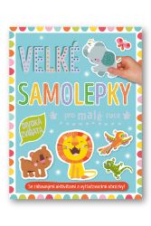 Velké samolepky pro malé ruce Divoká zvířata - Samolepky se zvířátky Velké samolepky pro malé ruce Divoká zvířata