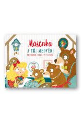 Mášenka a tři medvědi - prostorové leporelo s pohádkou - Prostorová leporela Mášenka a tři medvědi - prostorové leporelo s pohádkou