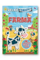 Velké samolepky Farma - Samolepky se zvířátky Velké samolepky Farma