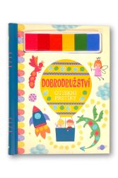 Dobrodružství - Otiskni prstíky - Dětské knížky poznávání zvířat Dobrodružství - Otiskni prstíky