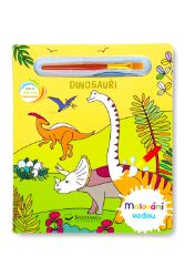 Dinosauři - Malování vodou - Leporela pro děti Dinosauři - Malování vodou