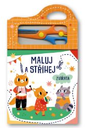 Maluj a stříhej Zvířata - Dětské knížky poznávání zvířat Maluj a stříhej Zvířata