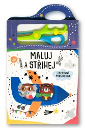 Maluj a stříhej Dopravní prostředky - Kreativní knihy pro děti Maluj a stříhej Dopravní prostředky