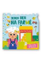 Jeden den Na farmě - Přečti si příběh a dolep víc jak 80 samolepek - Samolepky se zvířátky Jeden den Na farmě - Přečti si příběh a dolep víc jak 80 samolepek