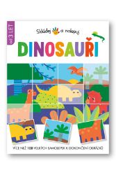 Skládej a nalepuj Dinosauři - Toni Stemp - Samolepky se zvířátky Skládej a nalepuj Dinosauři