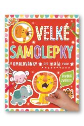 Velké samolepky a omalovánky pro malé ruce Divoká zvířata Velké samolepky a omalovánky pro malé ruce Divoká zvířata