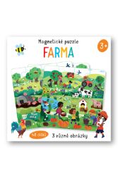 Magnetické puzzle Farma - Magnetické knihy pro děti Magnetické puzzle Farma