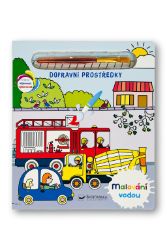 Malování vodou Dopravní prostředky Malování vodou Dopravní prostředky
