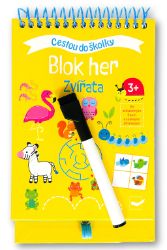 Cestou do školky Blok her Zvířata 3+ - Hry a aktivity pro děti Cestou do školky Blok her Zvířata 3+