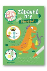 Zábavné hry Dinosauři 5+ - Dětské knížky poznávání zvířat Zábavné hry Dinosauři 5+