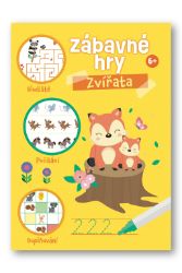 Zábavné hry Zvířata 5+ - Dětské knížky poznávání zvířat Zábavné hry Zvířata 5+