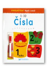 Čísla Napiš a smaž - Kreativní knihy pro děti Čísla Napiš a smaž