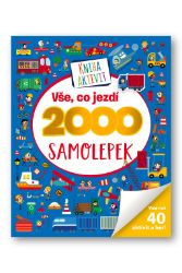 Vše, co jezdí 2000 samolepek - Samolepky pro děti Vše, co jezdí 2000 samolepek