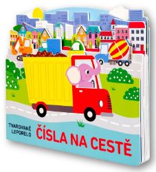 Tvarované leporelo Čísla na cestě - Leporela pro děti Tvarované leporelo Čísla na cestě