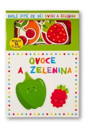 Malé dítě se učí Ovoce a zelenina