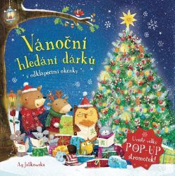 Vánoční hledání dárků s odklápěcími okénky - Ag Jatkowska - Leporela pro děti Vánoční hledání dárků s odklápěcími okénky