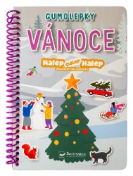 Nalep, odlep, nalep! Gumolepky Vánoce - Richard Cortés - Samolepkové knihy pro děti Nalep, odlep, nalep! Gumolepky Vánoce