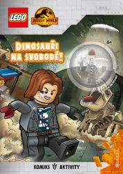 LEGO® Jurassic World™ Dinosauři na svobodě! - kolektiv autorů - Rébusy a hlavolamy pro děti LEGO® Jurassic World™ Dinosauři na svobodě!