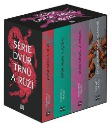 Dvůr trnů a růží - box 1-4 - Sarah J. Maas - Fantasy Dvůr trnů a růží - box 1-4