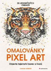 Omalovánky Pixel Art - Joanna Webster - Antistresové omalovánky Omalovánky Pixel Art
