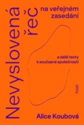Nevyslovená řeč na veřejném zasedání a další texty k současné společnosti - Alice Koubová - Odborná a technická literatura Nevyslovená řeč na veřejném zasedání a další texty k současné společnosti