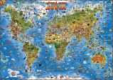 Dětská mapa světa - Poznávání světa pro děti Dětská mapa světa
