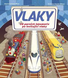 Vlaky - Od parních lokomotiv po levitující vlaky - Lorenzo Moro - Encyklopedie pro děti auta a jiné dopravní prostředky Vlaky